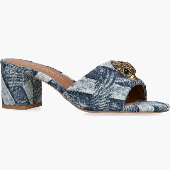 Kurt Geiger Shoes - Kurt Lagerfeld blue Denim Women's Mules